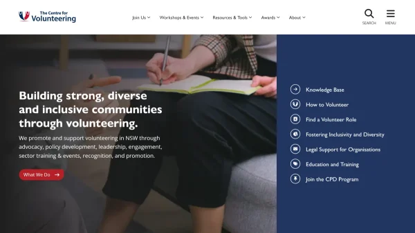 View The Centre for Volunteering Portfolio