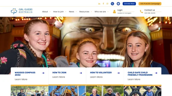 View Girl Guides Australia Portfolio
