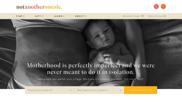 View Not Another Onesie Portfolio