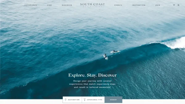 View South Coast Experiences Portfolio