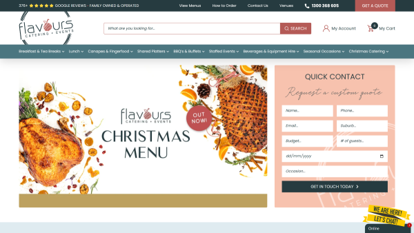 View Flavours Catering Portfolio