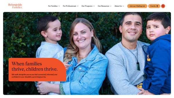 View Belongside Families Portfolio