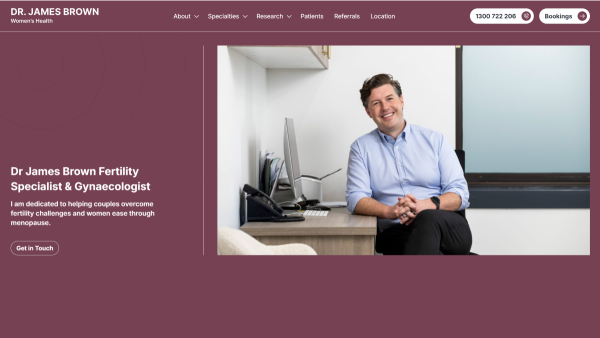 View Dr James Brown Portfolio