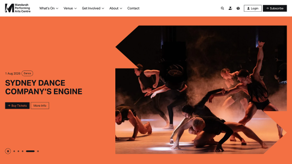View Mandurah Performing Arts Centre Portfolio